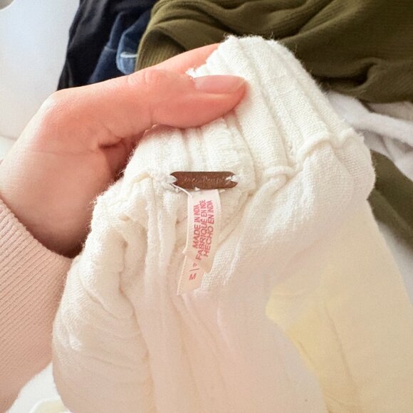 Free People Stay Cool Quilted Top Shorts Set Frenchnilla White Size Medium - Picture 11 of 12